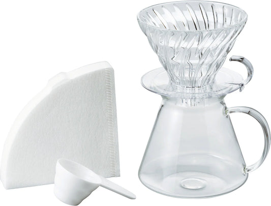 "Simply Hario" V60 Glass Brewing Kit 600mL